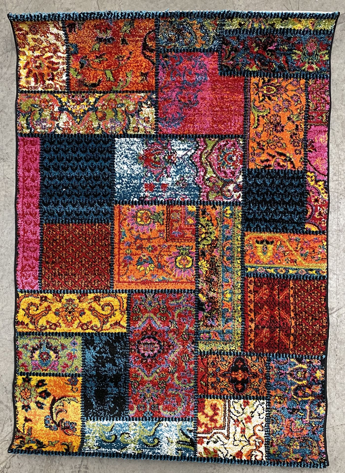 A Happiness Happiness Ori HA013 598 multicoloured rug - 120cm x 170cm
