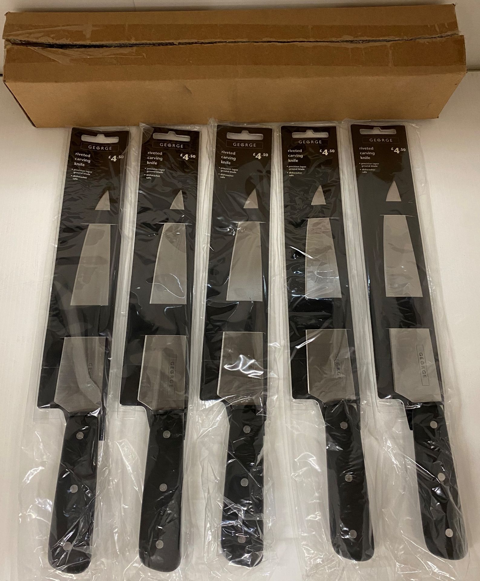 50 x Asda George Riveted Carving Knives