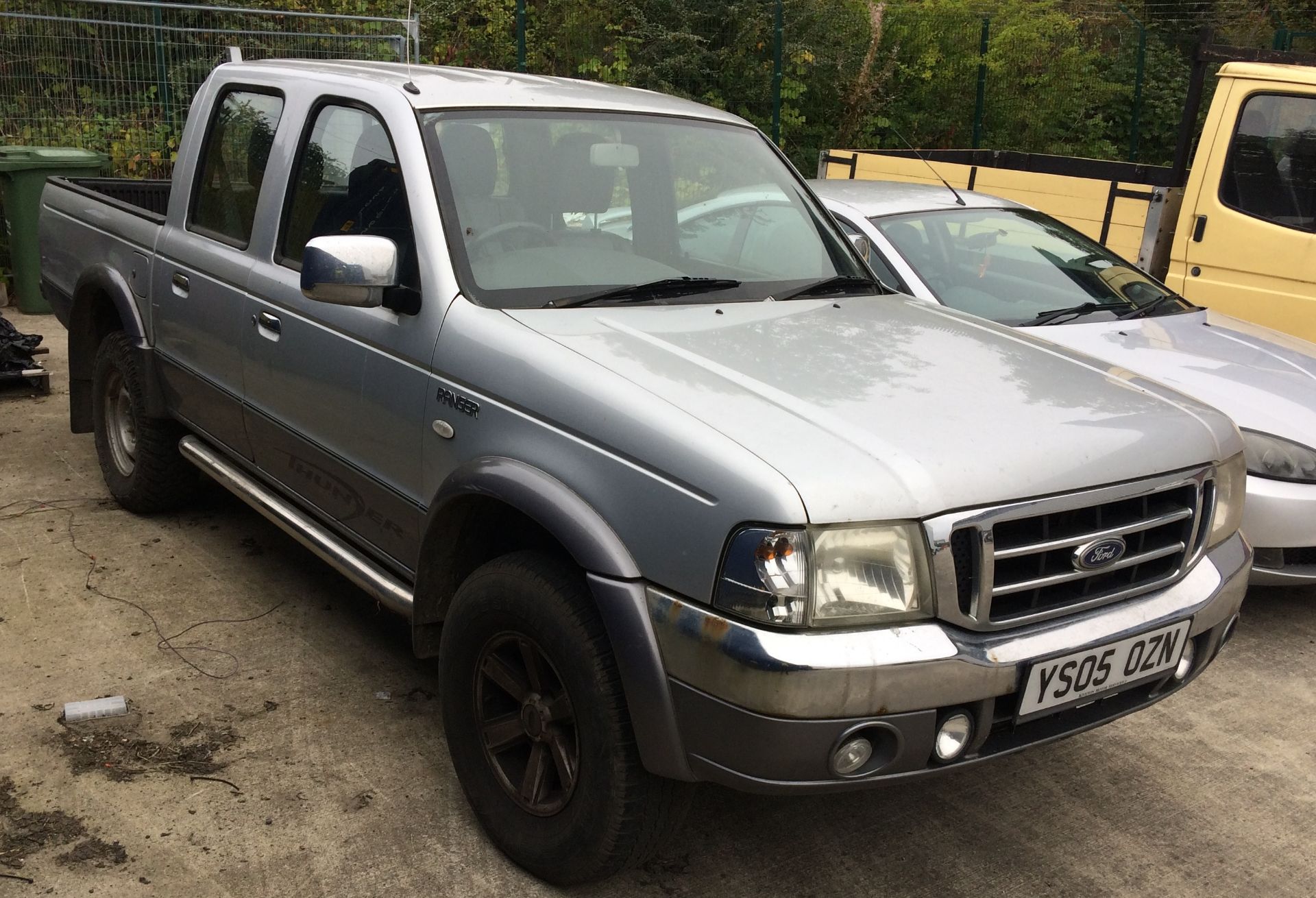 FORD RANGER 2.5 XLT THUNDER PICK UP - diesel - silver Reg. No: YS05 0ZN Rec. - Image 5 of 6