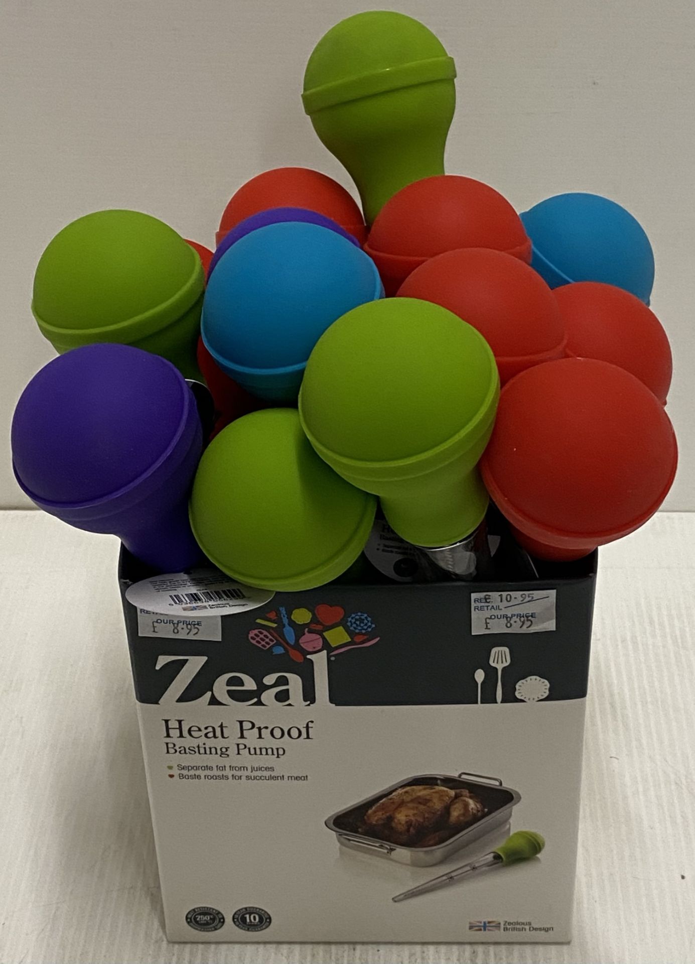 14 x Zeal heat proof basting pumps - RRP £10.