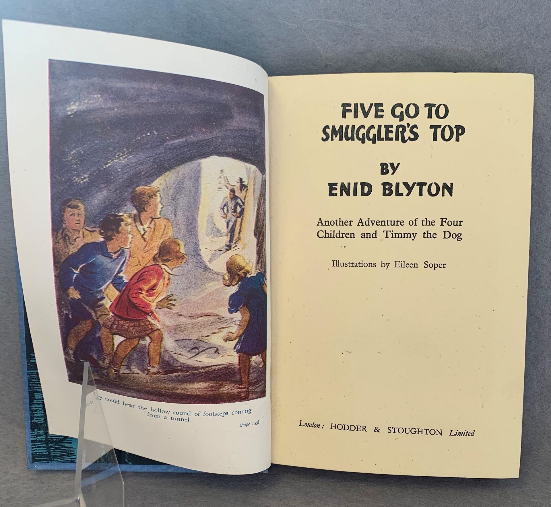 BLYTON, ENID, FIVE GO TO SMUGGLER'S TOP : ANOTHER ADVENTURE OF THE FOUR CHILDREN AND TIMMY THE DOG,