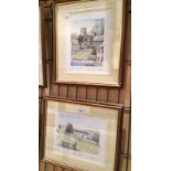 Two small framed Ltd Edition prints - 'Bainbridge in Wensleydale' 270/750 and St.