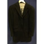 A Greenwood Elite Cashmere blend gentleman's black coat size 38" R