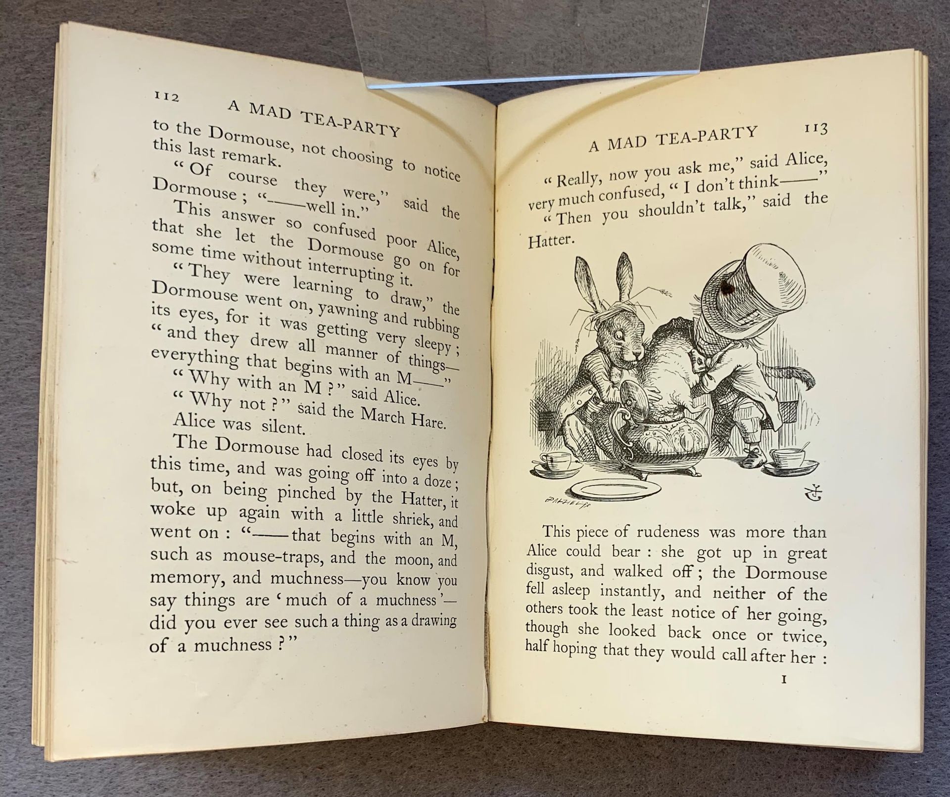 LEWIS CAROLL, ALICE'S ADVENTURES IN WONDERLAND: With forty-two illustrations by John Tenniel, - Image 6 of 8