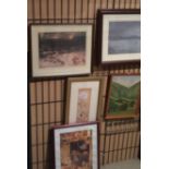 Four various framed prints - Farquarson,