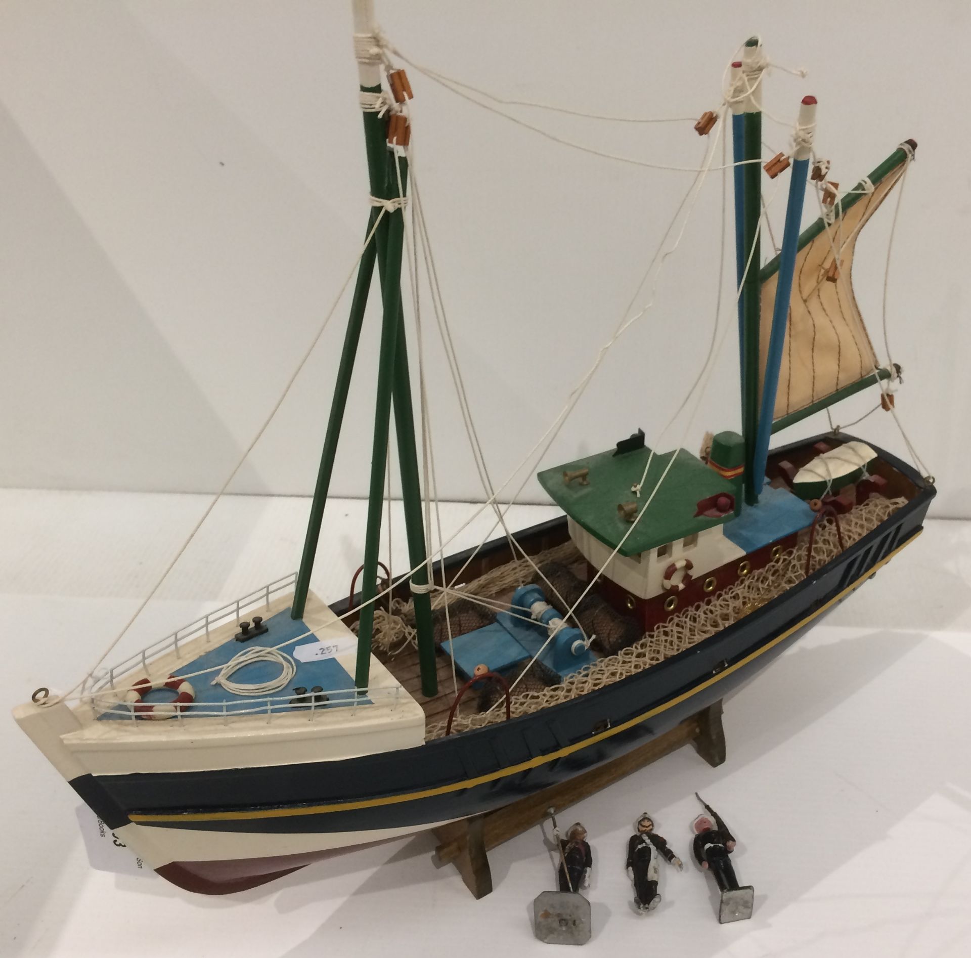 A model of a Trawler 44cm long,