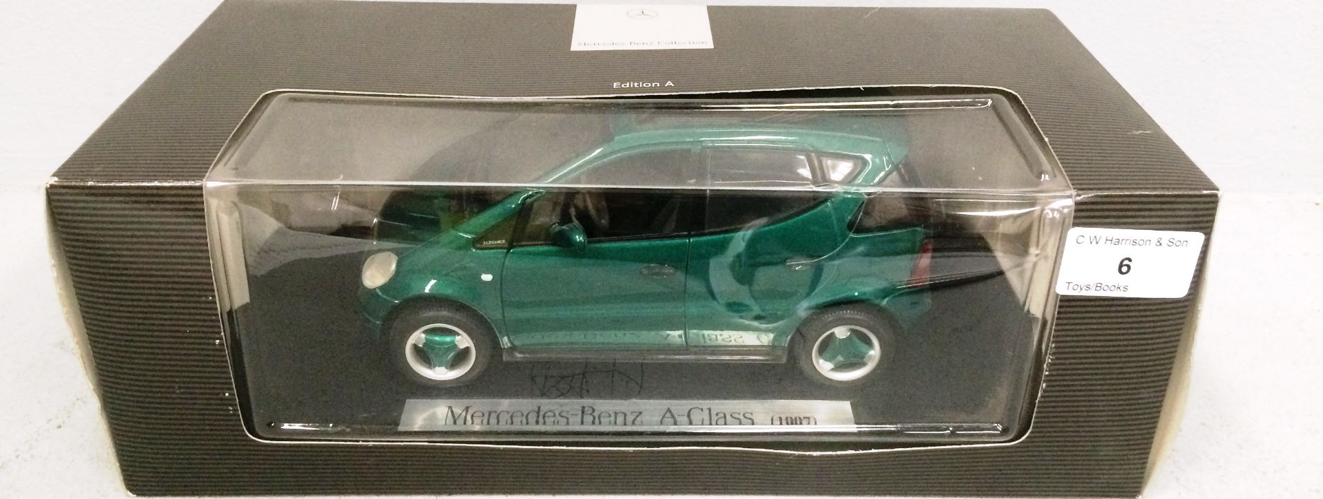 Mercedes-Benz Edition A 1/18 scale die cast metal model of Mercedes-Benz A Class (1997) (boxed)