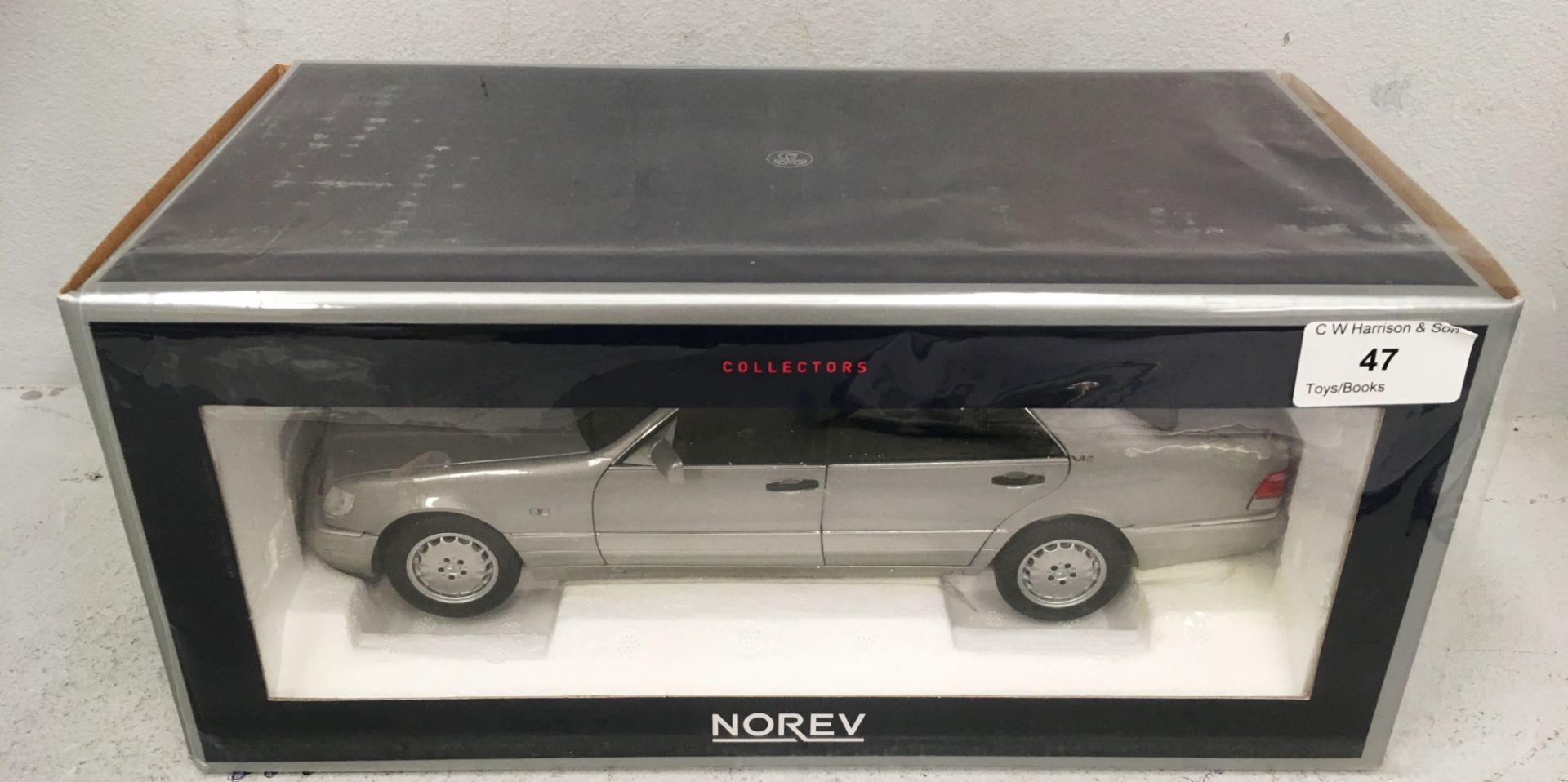 Norev Collectors 1/18 scale die cast metal model of Mercedes-Benz S600 (1997) (boxed)