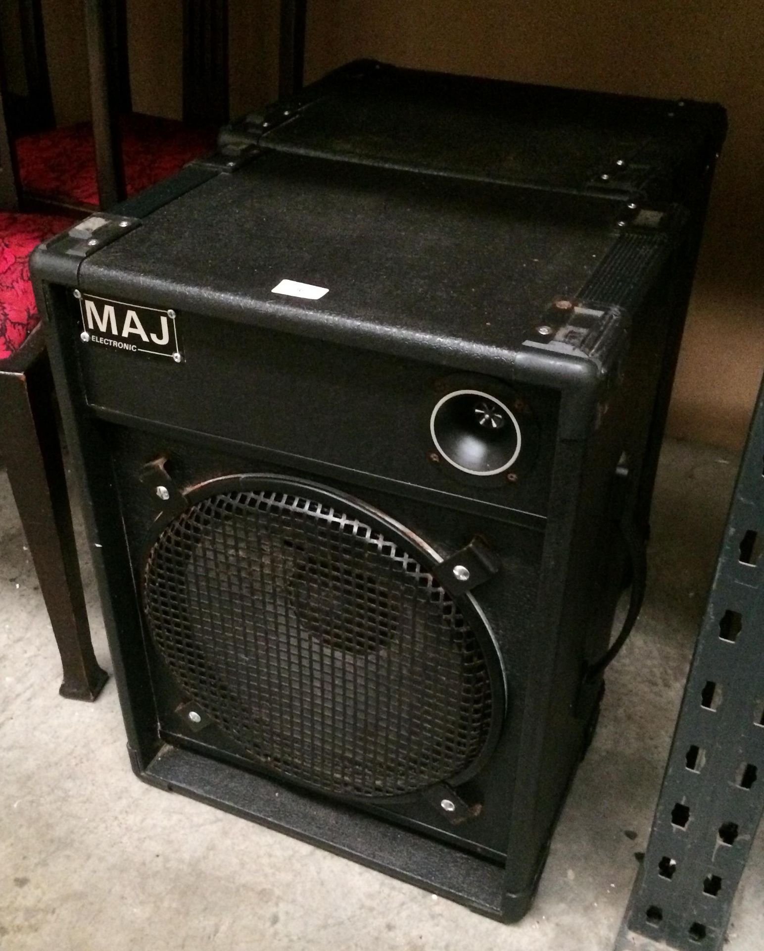 MAJ electronic large PA speakers