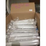 Twenty pairs of white UPVC window vents