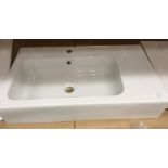 Modern white ceramic basin 45 x 80cm *subject to VAT