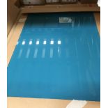 Turquoise glass splash back 600 x 750*subject to VAT