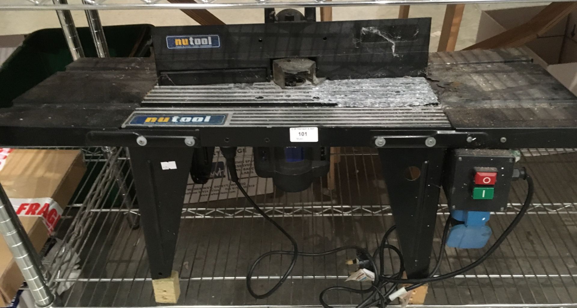 NUTOOL NTPR1200 router on table - non runner