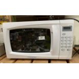 Cookworks microwave oven in white