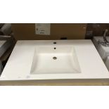 Lounge vanity unit resin top basin by Cook & Lewis 54 x 90cm *subject to VAT