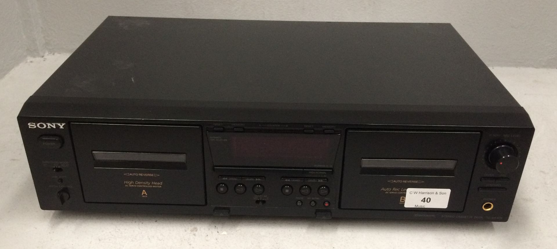 Sony TC-WE475 stereo cassette deck