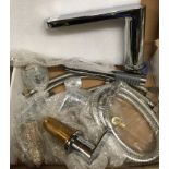 Chrome bath mixer tap and shower attachment *subject to VAT