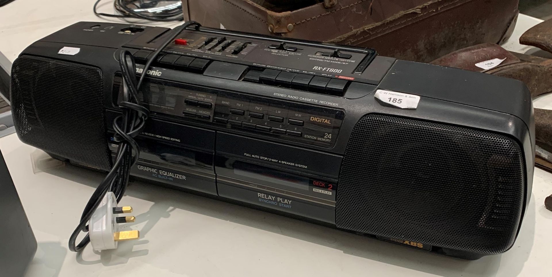 Panasonic RX-FT600 portable radio cassette recorder/player