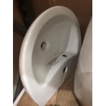 450 x 370 wall hung white ceramic sink