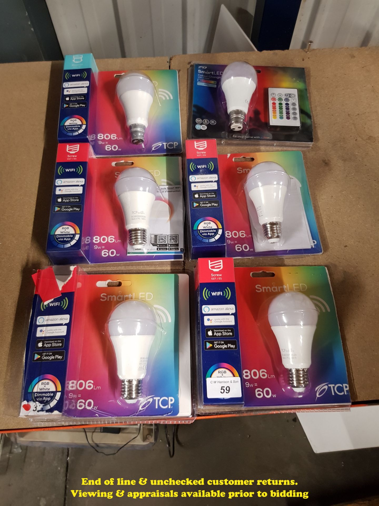 6 X TCP SMART LED BULB