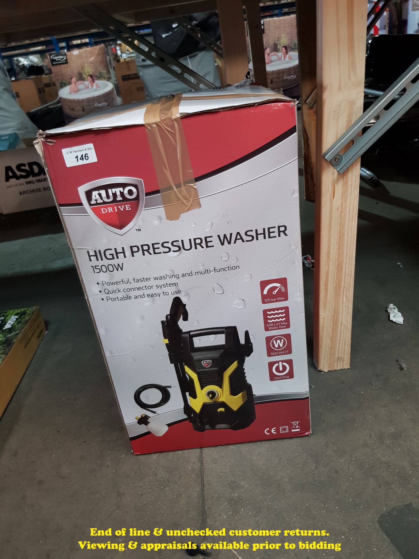 AUTODRIVE HIGH PRESSURE WASHER 1500W