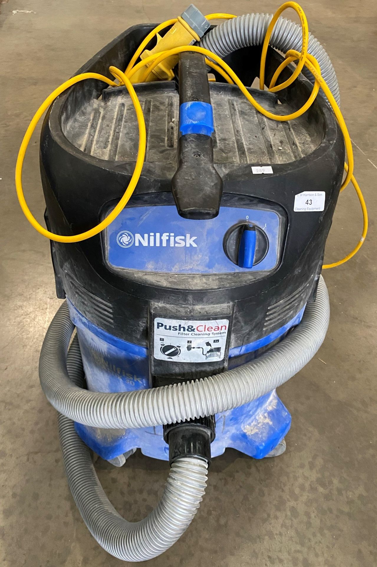 A Nilfisk ATTIX30-01PC 110V commercial vacuum