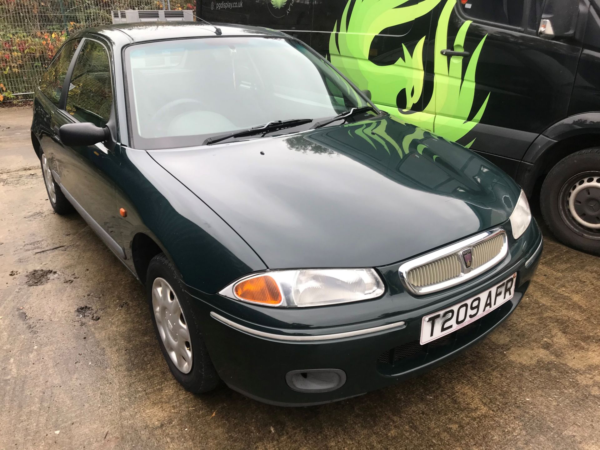 ROVER 200 SE 1.1 3 DOOR HATCHBACK - petrol - green Reg No T209 AFR Rec Mil 53,259+ 1st Reg 11.03. - Image 2 of 5