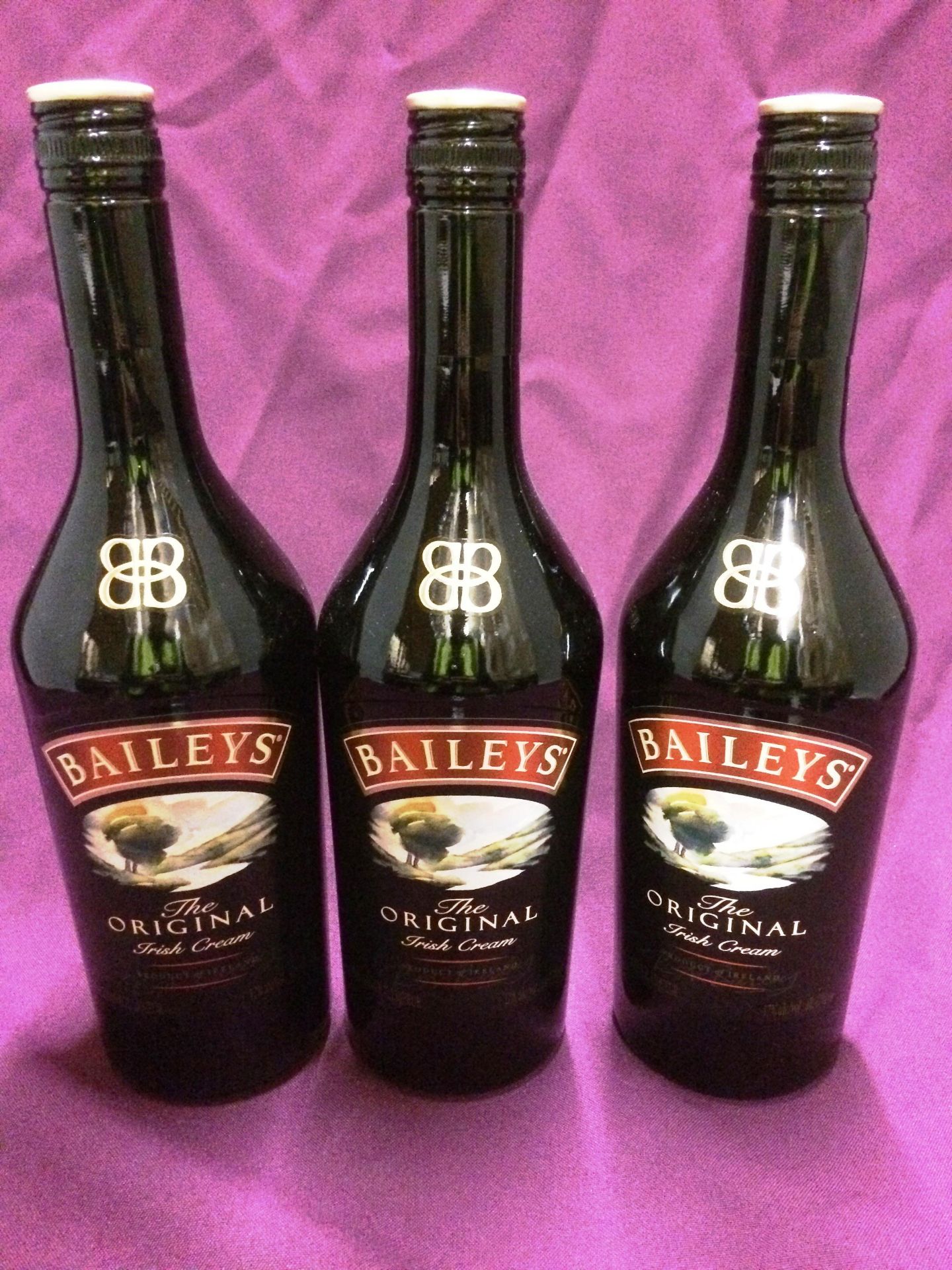 3 x 700ml bottles of Baileys Irish cream