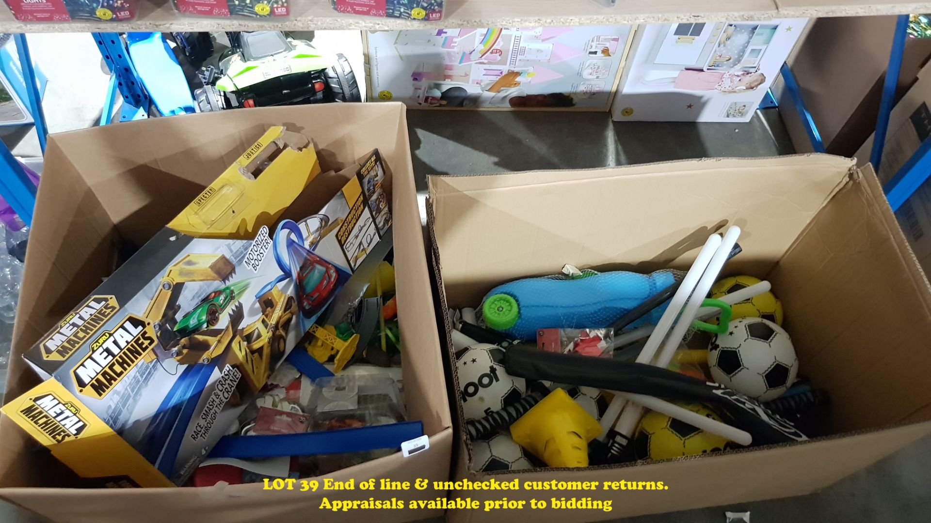 CONTENTS OF 2 BOXES – MIXED TOYS TO INC