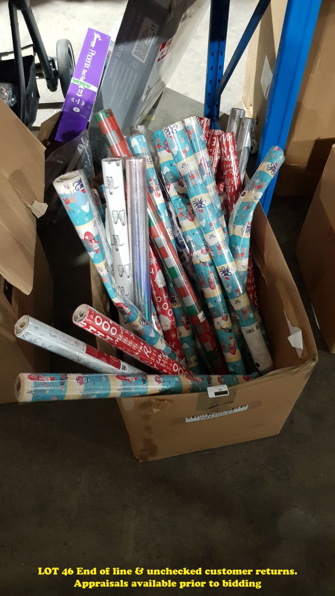 APPROX 40 X ROLL MIXED CHRISTMAS WRAPPING PAPER