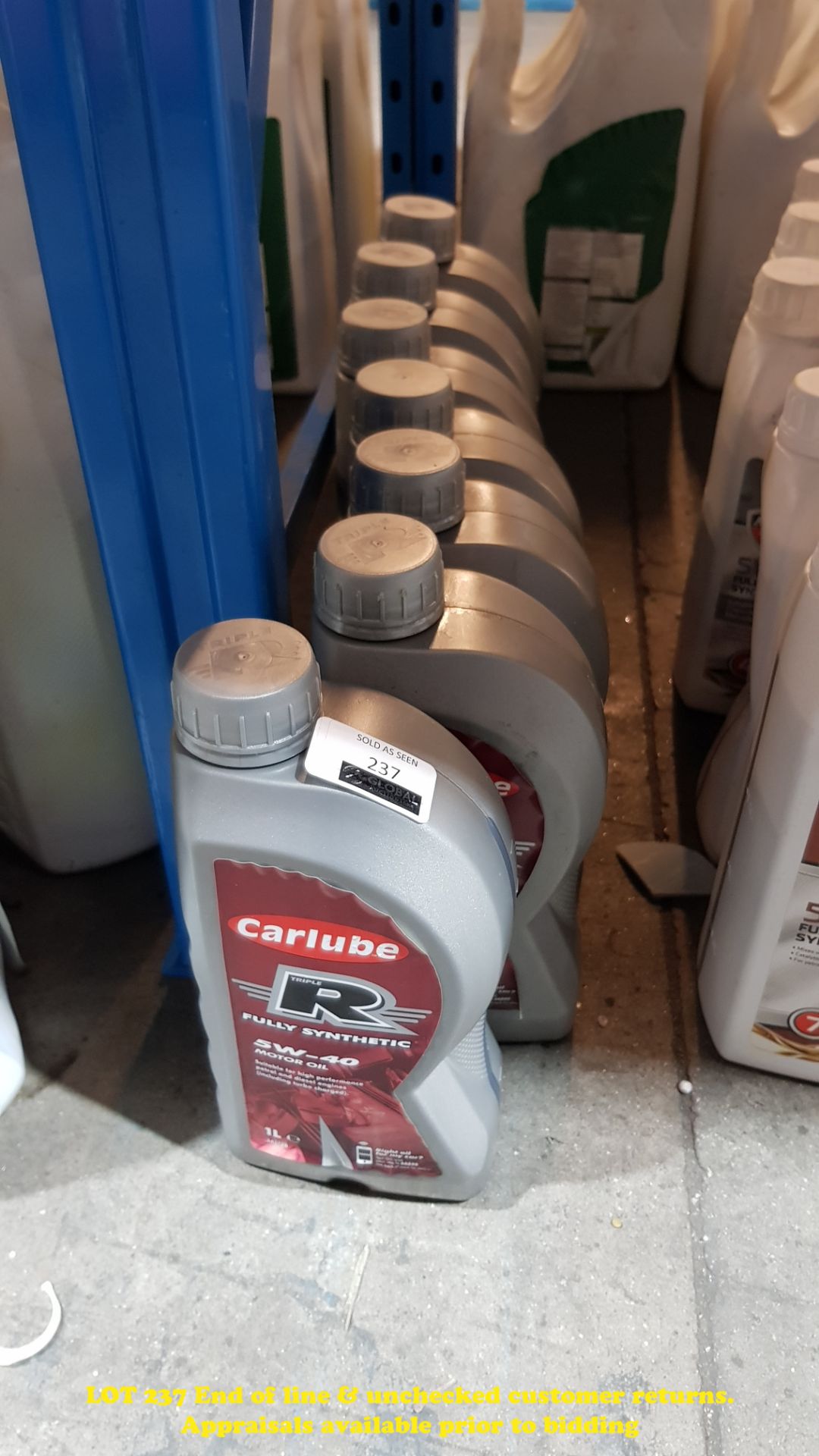 7 X 1L CARLUBE R FULLY SYNTHETIC 5W-40 FULLY SYNTHETIC MOTOR OIL