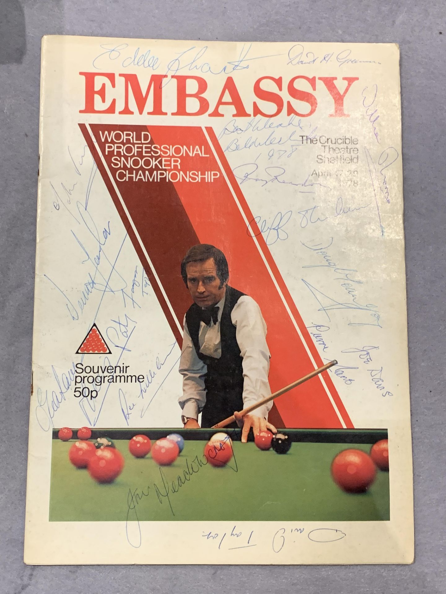 An Embassy World Professional Snooker Championship programme held at the Crucible Theatre, - Image 3 of 3