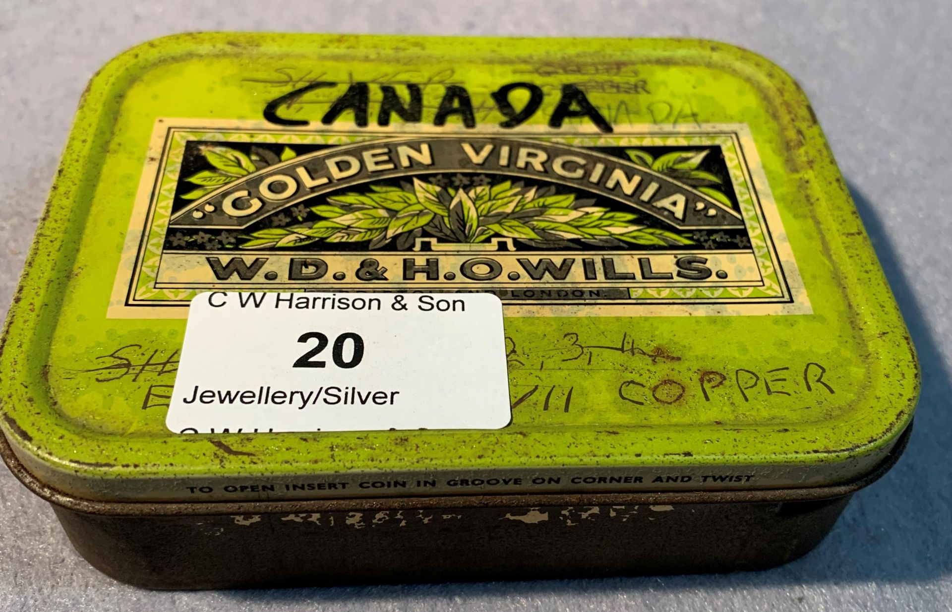 Contents to tin - assorted Canadian coins - Image 3 of 3