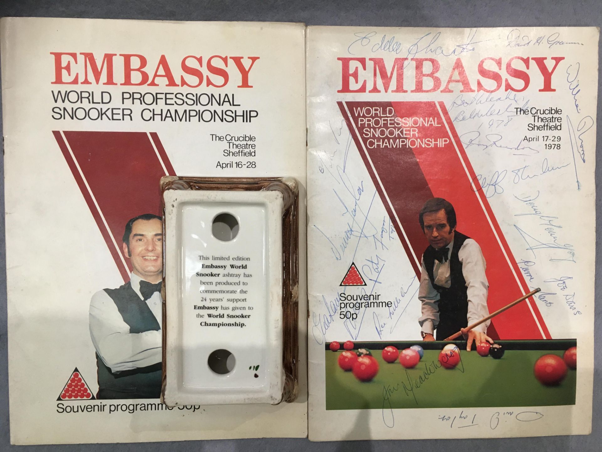 An Embassy World Professional Snooker Championship programme held at the Crucible Theatre, - Image 2 of 3