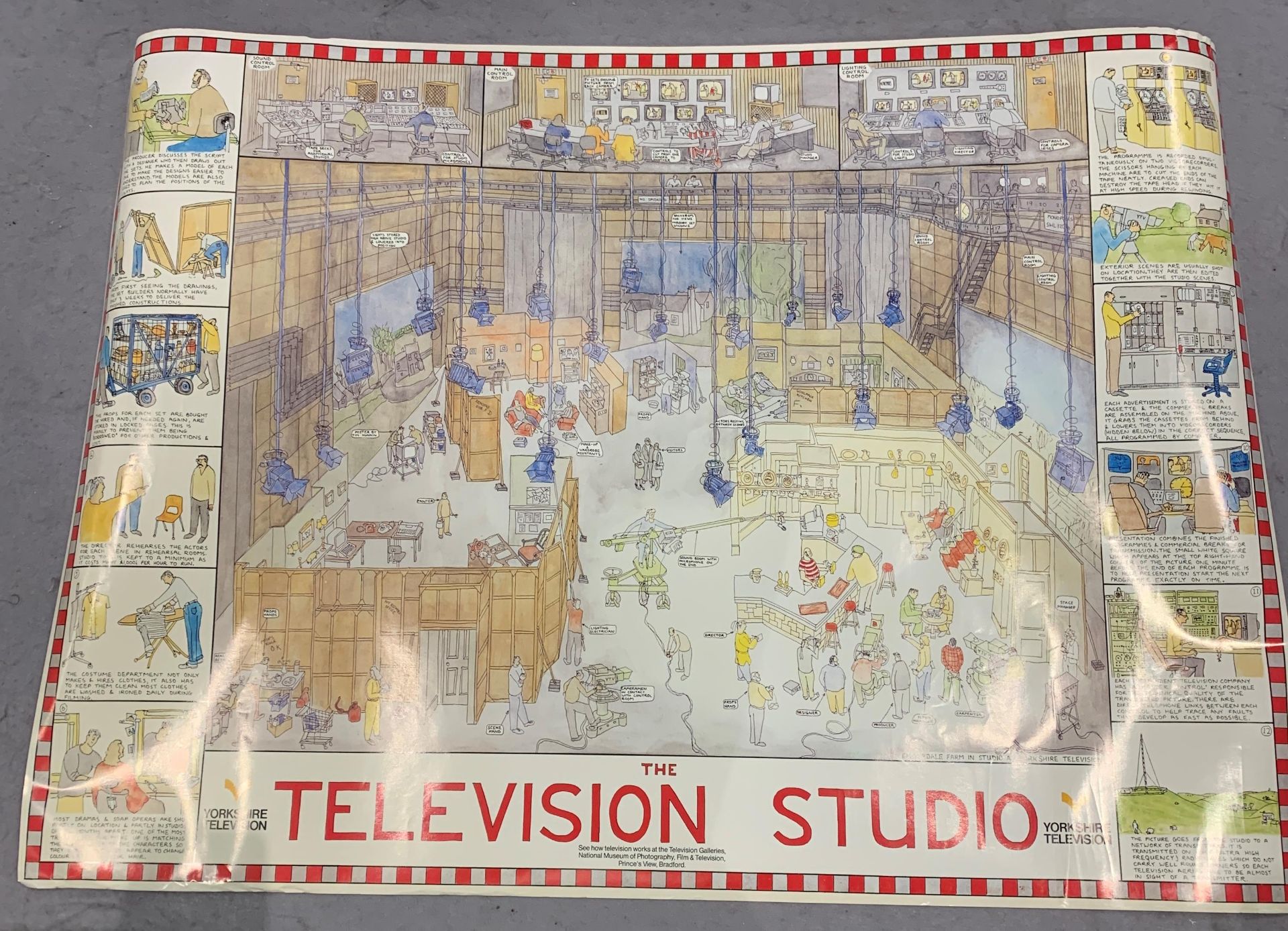 A Yorkshire Television Emmerdale Farm in Studio at Yorkshire TV poster,