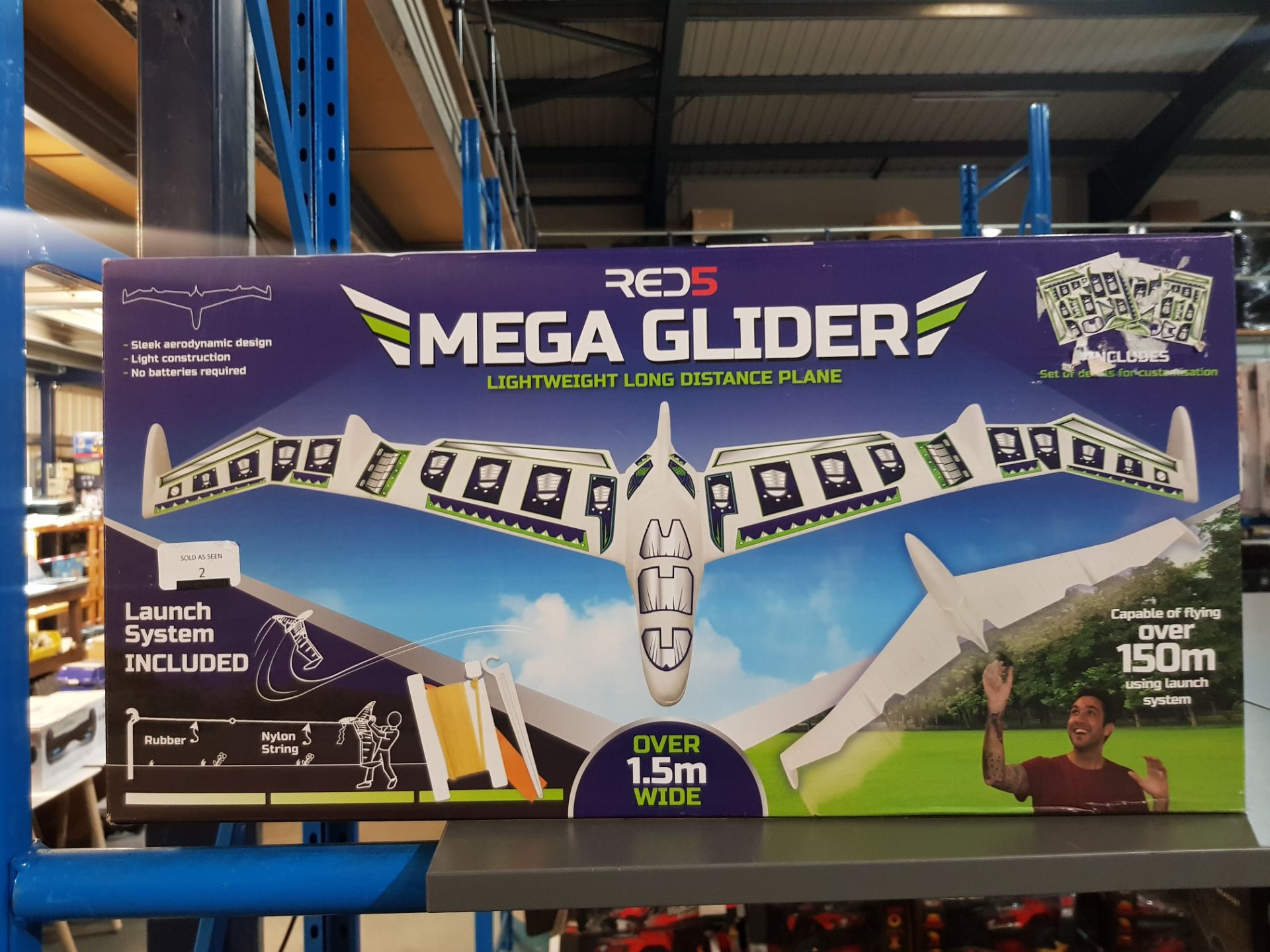 3 X RED5 MEGA GLIDER Further Information Returned items carry 'RTM' stickers