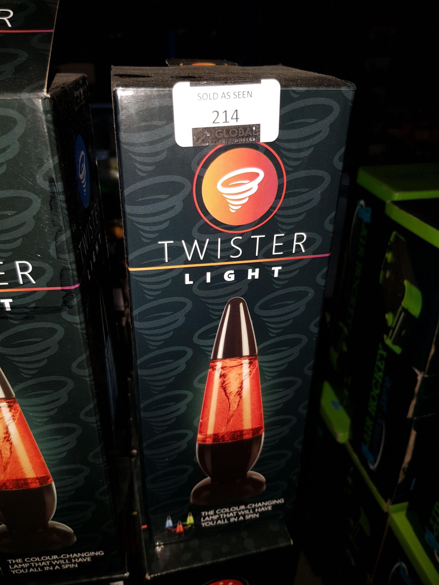 11 X TWISTER / VOLCANO LIGHT Further Information Returned items carry 'RTM'