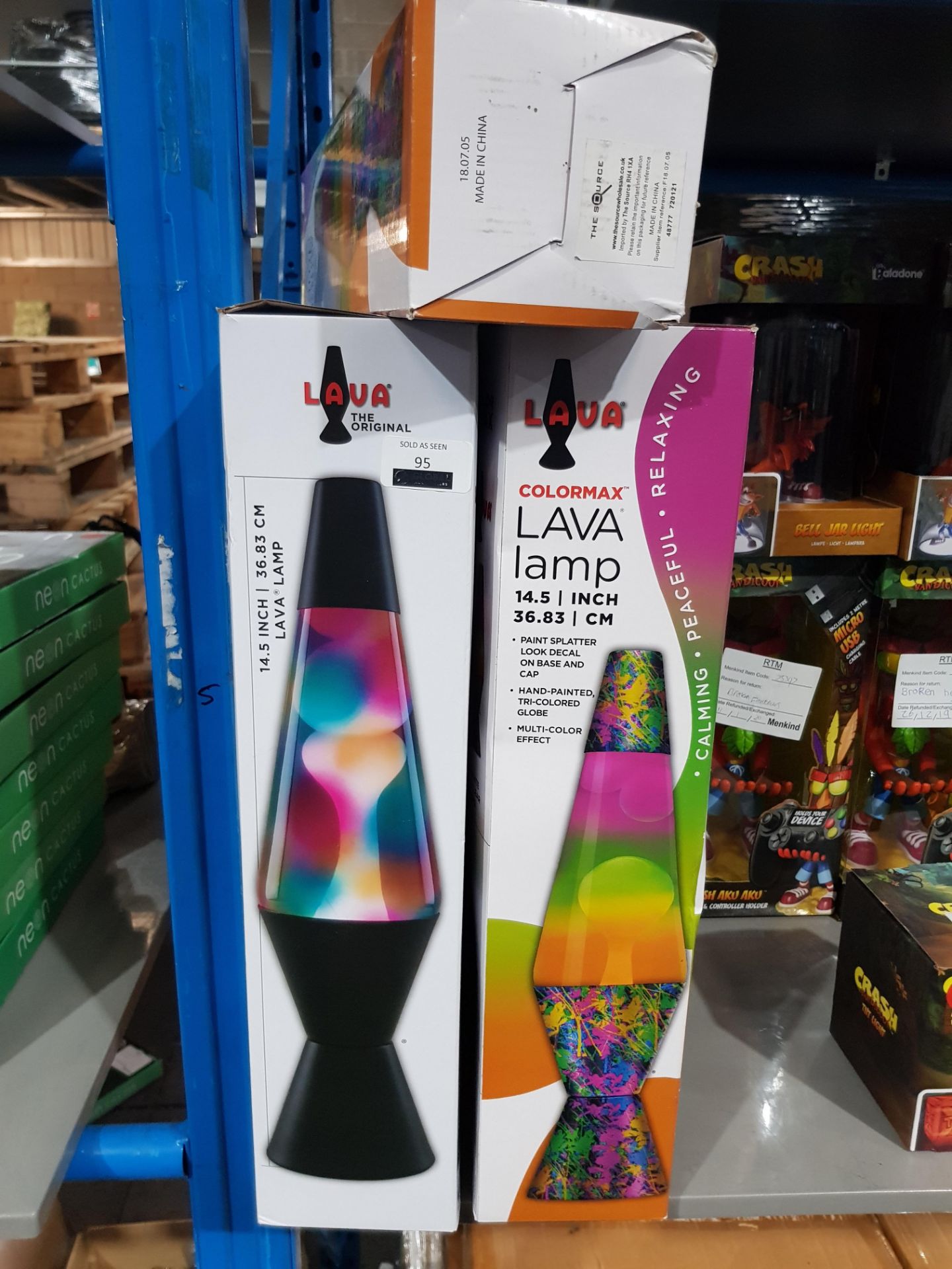 15 X MIXED STYLE LAVA LAMPS TO INC COLORMAX, GRAFFITI,