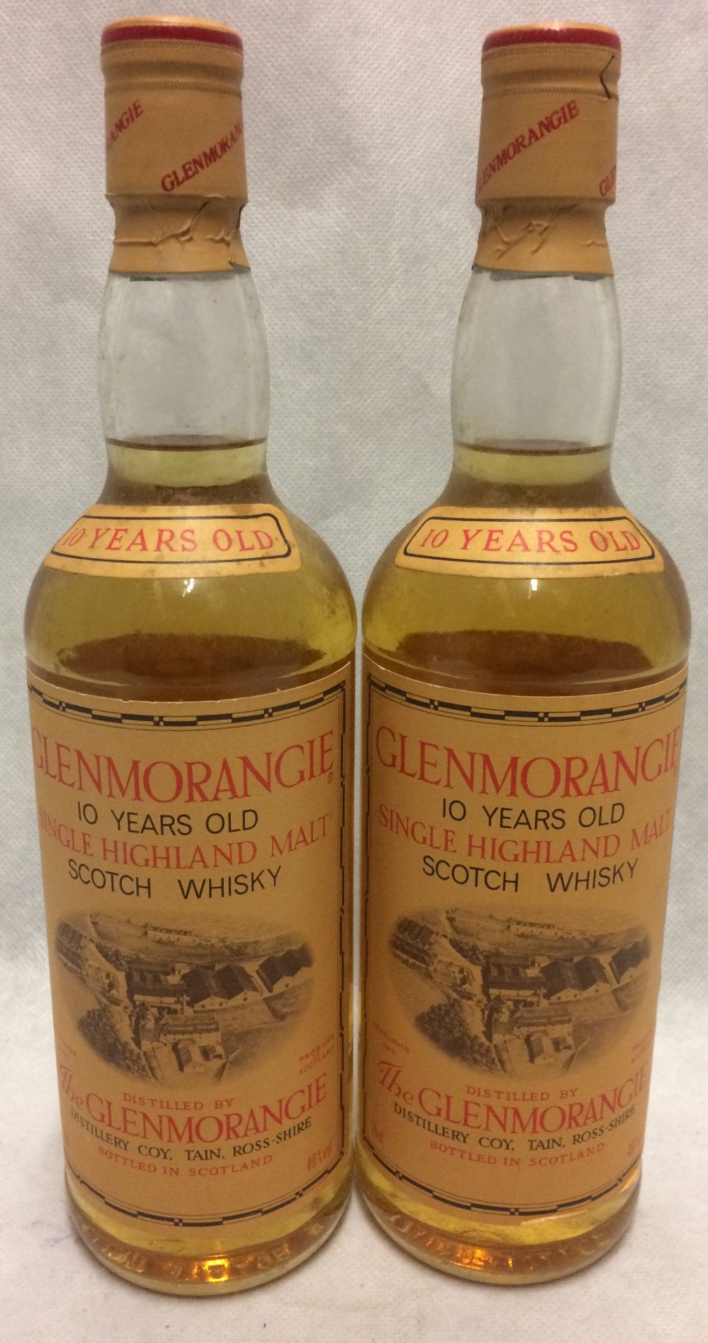 2 x 75cl bottles of Glenmorangie 10 year