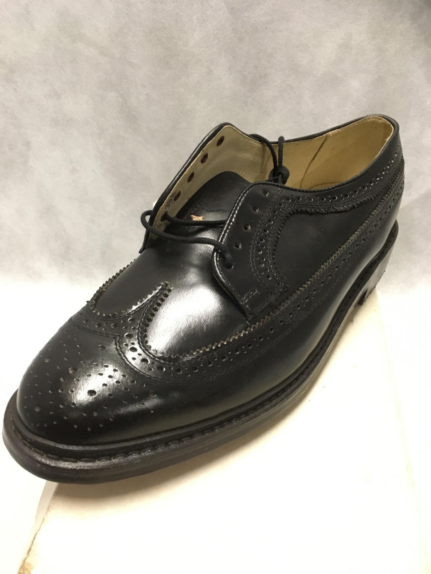 Pair of Pebe gentleman's black leather s