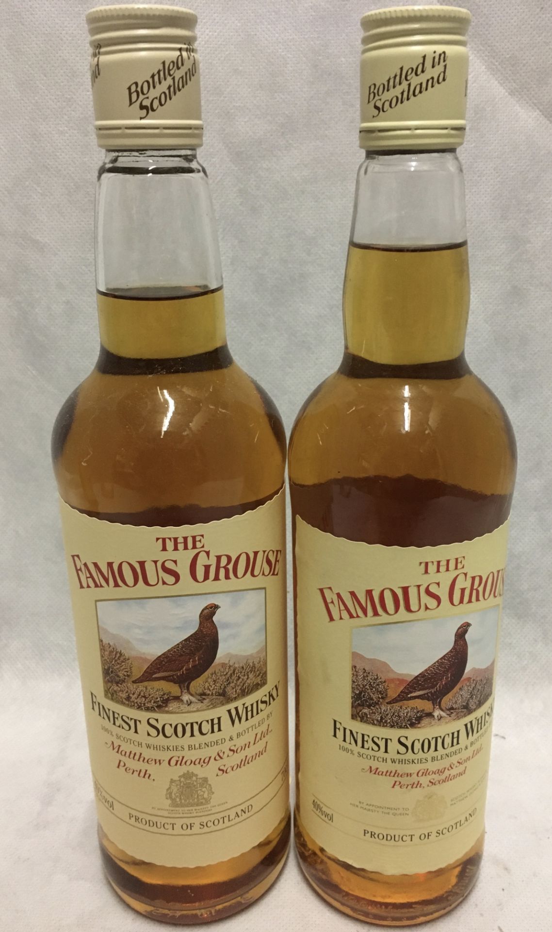 2 x 70cl bottles of The Famous Grouse Sc