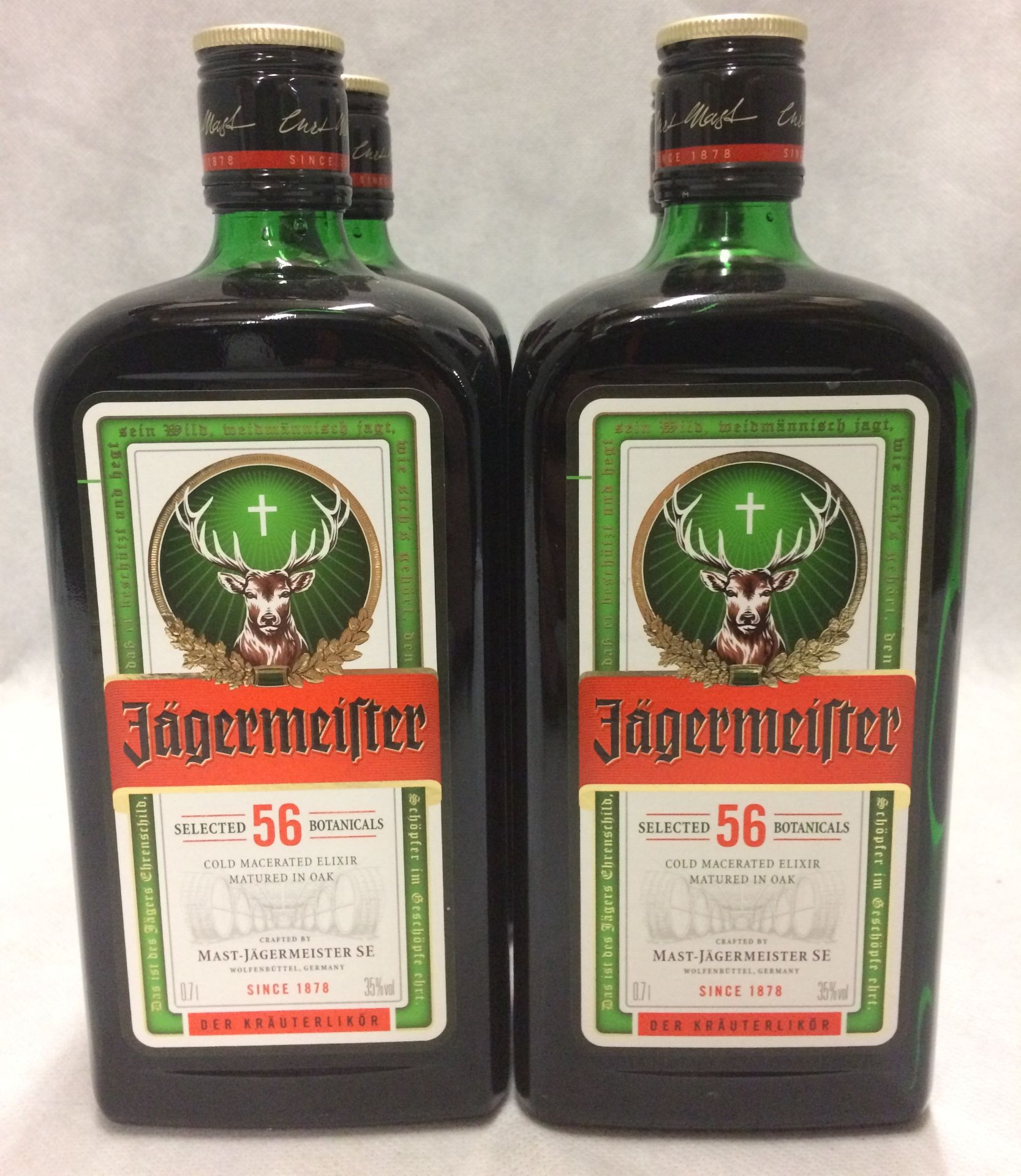 4 x 700ml bottles of Jagermeister