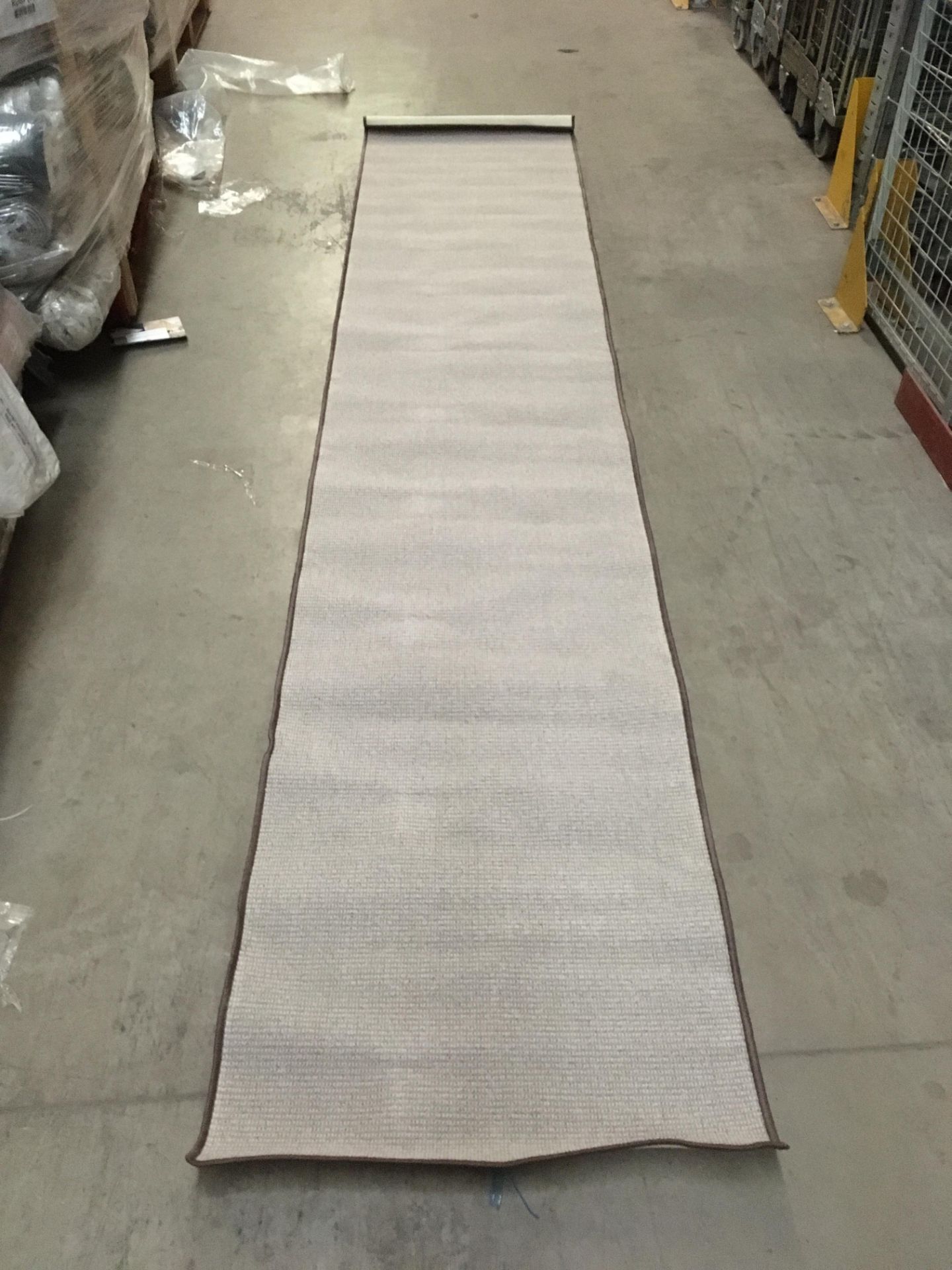 A BT Carpet Boucle Beige runner - 80cm x