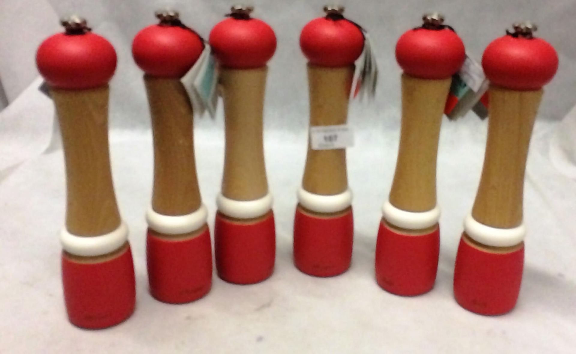 3 x salt and pepper mill sets, large, re