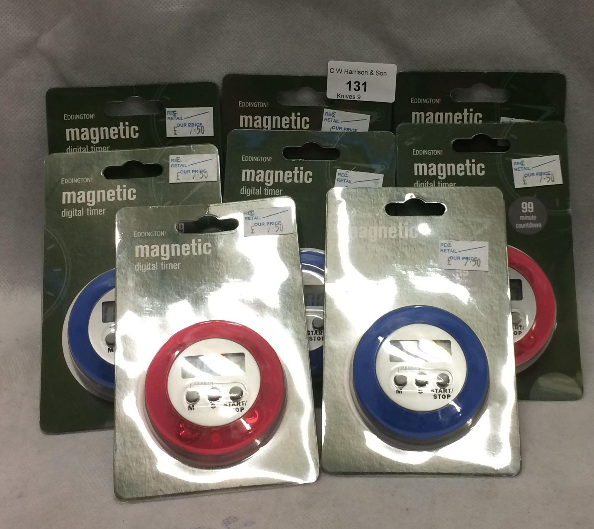 11 x Magnetic Digital Timers RRP £7.50 e