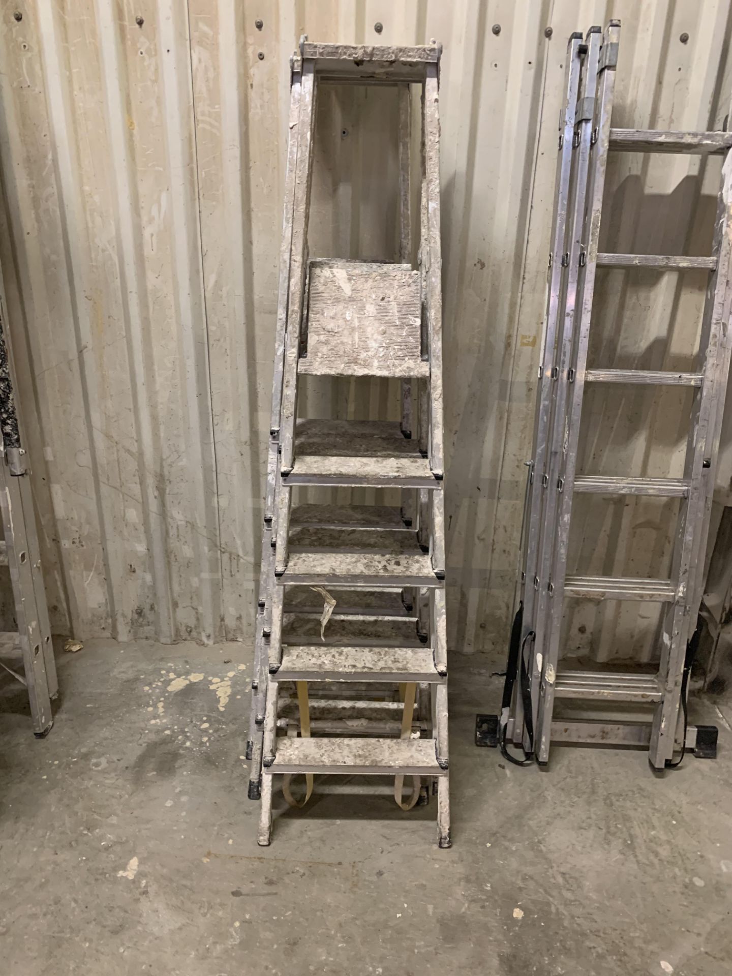 3 x Zarges 4 rung step ladders