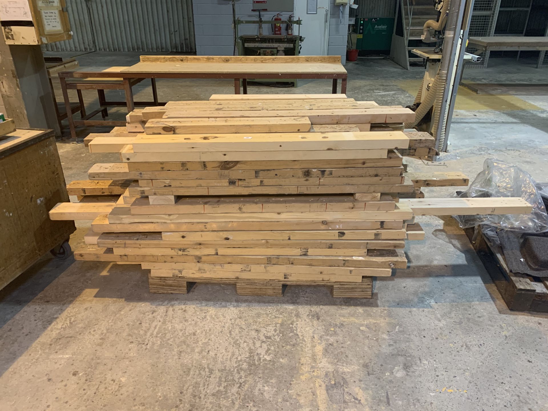 Qty misc Timber most (50mm x 120mm) various length