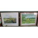 Two hunting prints, Lionel Edwards and A J Munnings,