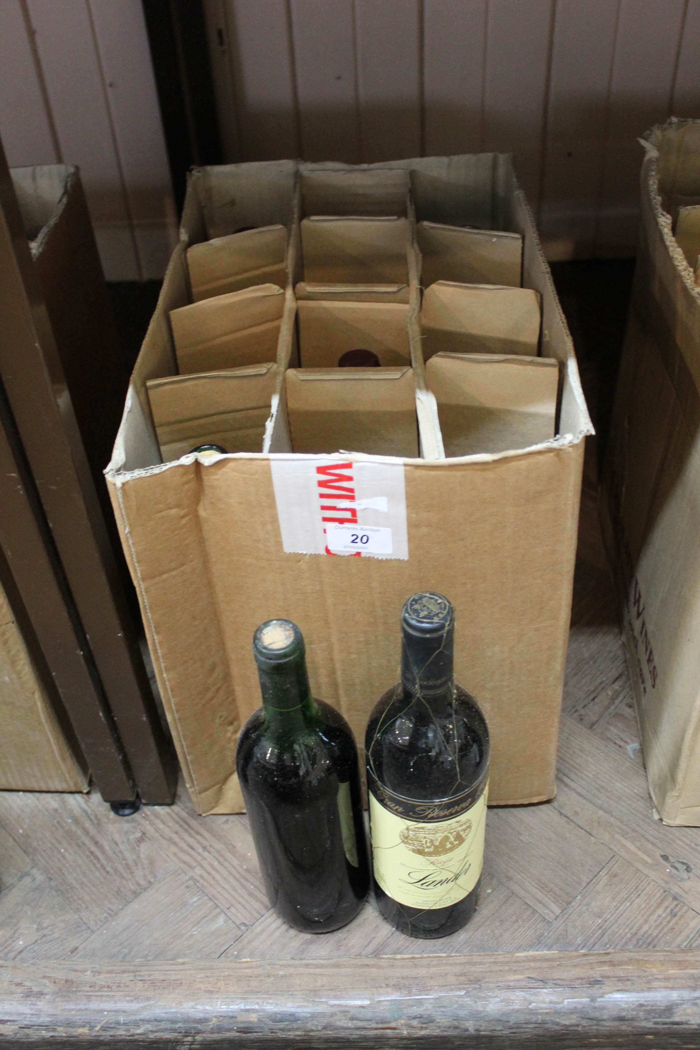 Twelve bottles of wine to include Rioja etc