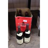 Seven bottles of Jacob's Creek Shiraz Cabernet 1998